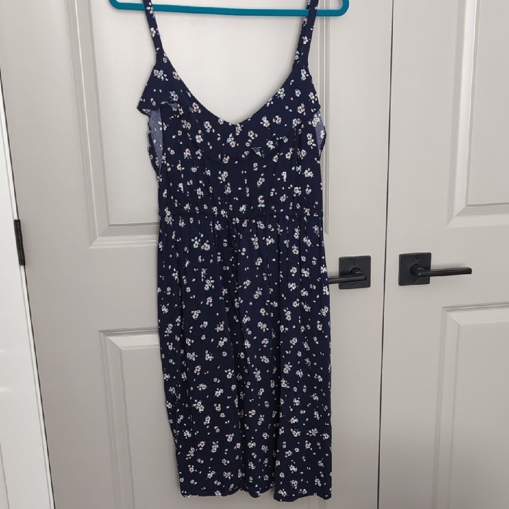 Torrid Navy Blue Floral Dress